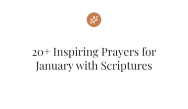 20+ Inspiring Prayers for January with Scriptures