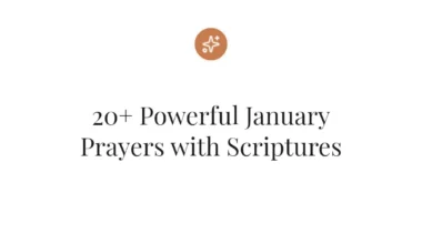 20+ Powerful January Prayers with Scriptures