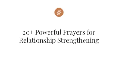 20+ Powerful Prayers for Relationship Strengthening