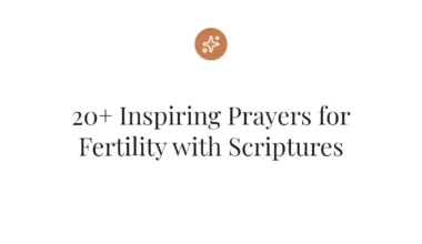 20+ Inspiring Prayers for Fertility with Scriptures