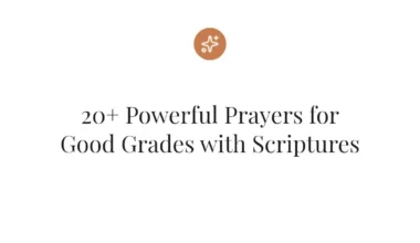 20+ Powerful Prayers for Good Grades with Scriptures