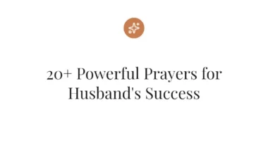 20+ Powerful Prayers for Husband's Success