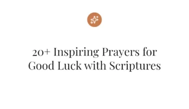 20+ Inspiring Prayers for Good Luck with Scriptures