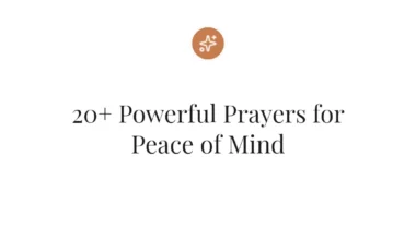 20+ Powerful Prayers for Peace of Mind
