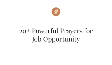 20+ Powerful Prayers for Job Opportunity